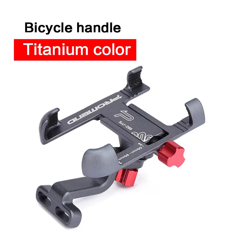 Aluminum Bike Bicycle Phone Holder Motorcycle Rearview Holder Mount 360 Degree Rotatable Handlebar for Phone GPS Phone Stand