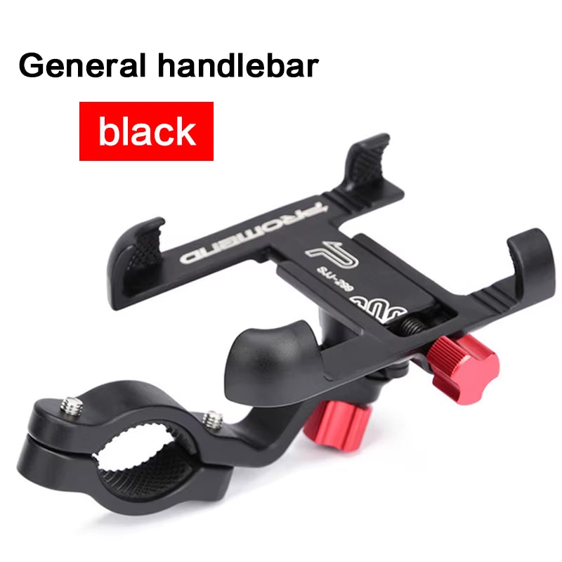 Aluminum Bike Bicycle Phone Holder Motorcycle Rearview Holder Mount 360 Degree Rotatable Handlebar for Phone GPS Phone Stand