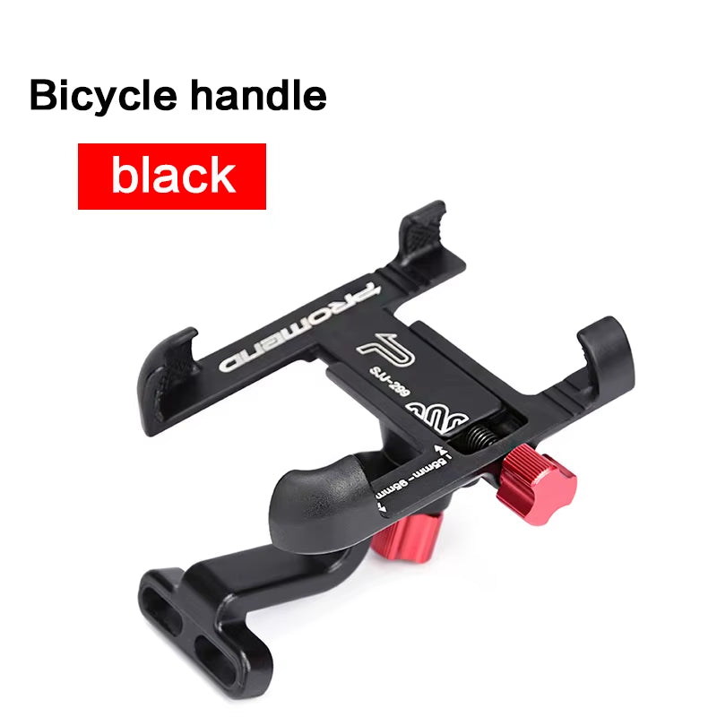 Aluminum Bike Bicycle Phone Holder Motorcycle Rearview Holder Mount 360 Degree Rotatable Handlebar for Phone GPS Phone Stand